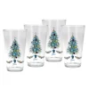16 oz. Fiesta® Blue Christmas Tree Cooler - Set of 4