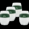 15 oz. Fiesta® Frame Stemless Wine Jade – Set of 4
