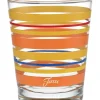 15 oz. Fiesta® Sienna Sunset Stripes Tapered Double Old Fashion – Set of 4