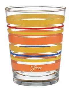 15 oz. Fiesta® Sienna Sunset Stripes Tapered Double Old Fashion – Set of 4