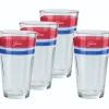 Americana 16 oz. Edgeline Cooler Glass - Set of 4