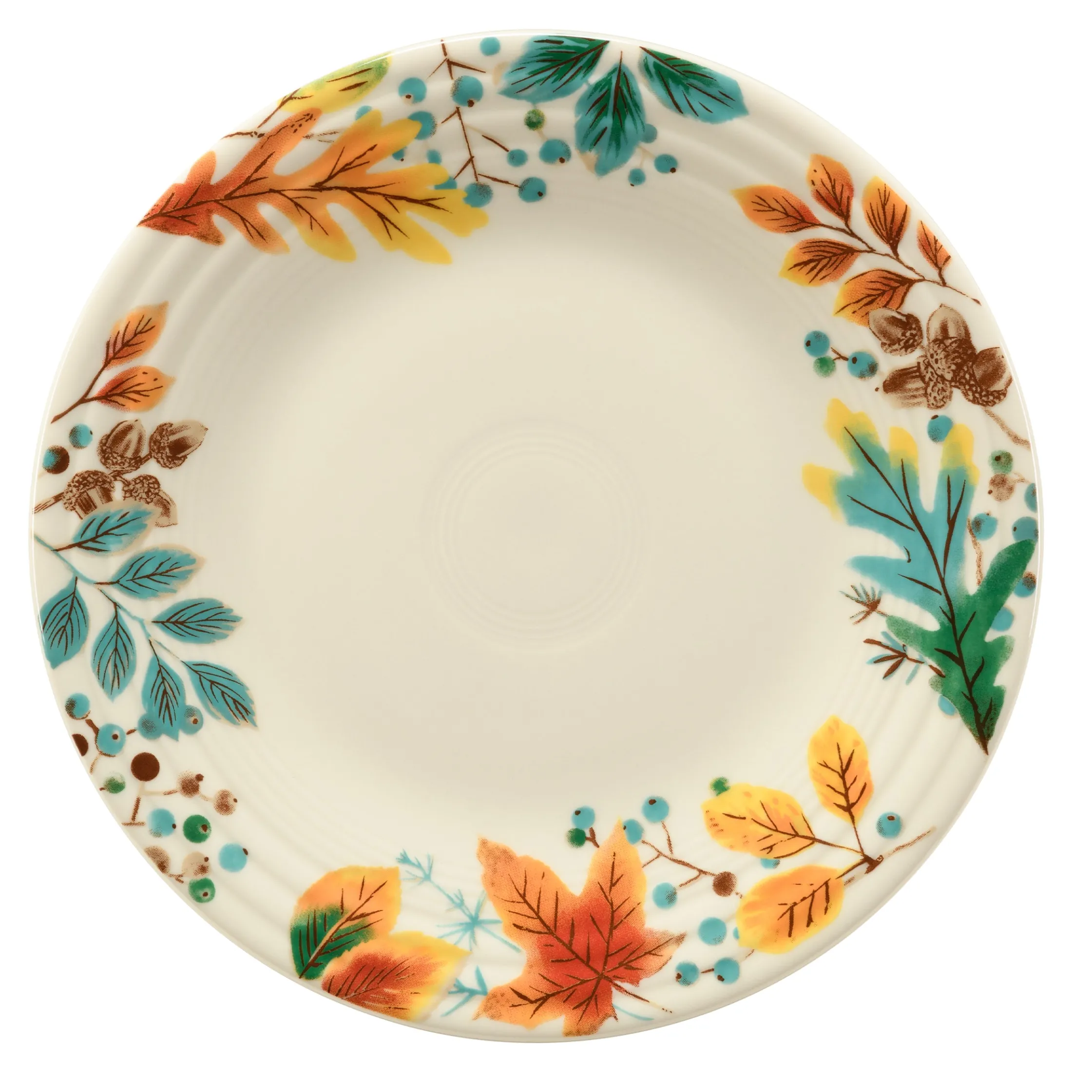 Autumn Fields Classic Rim 9 Inch Luncheon Plate
