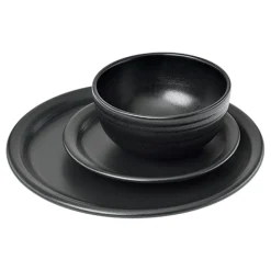 Bistro Coupe 3-Piece Place Setting, Service for 1, Foundry