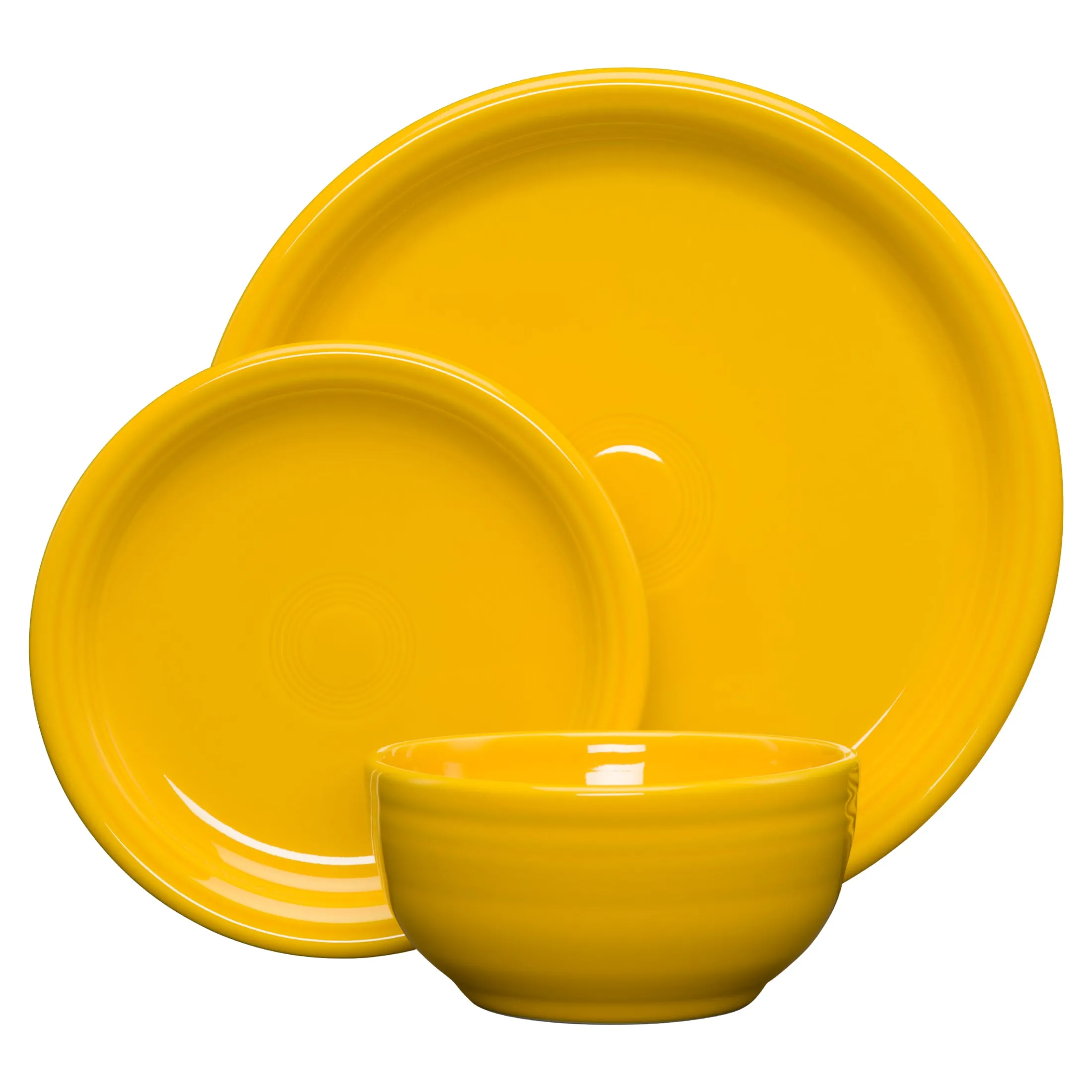 Bistro Coupe 3-Piece Place Setting, Service for 1