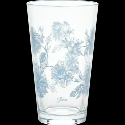 Botanical Floral 16 oz. Cooler Glass - Set of 4