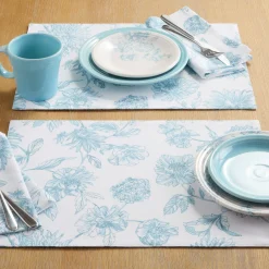 Botanical Floral Placemat Set of 4