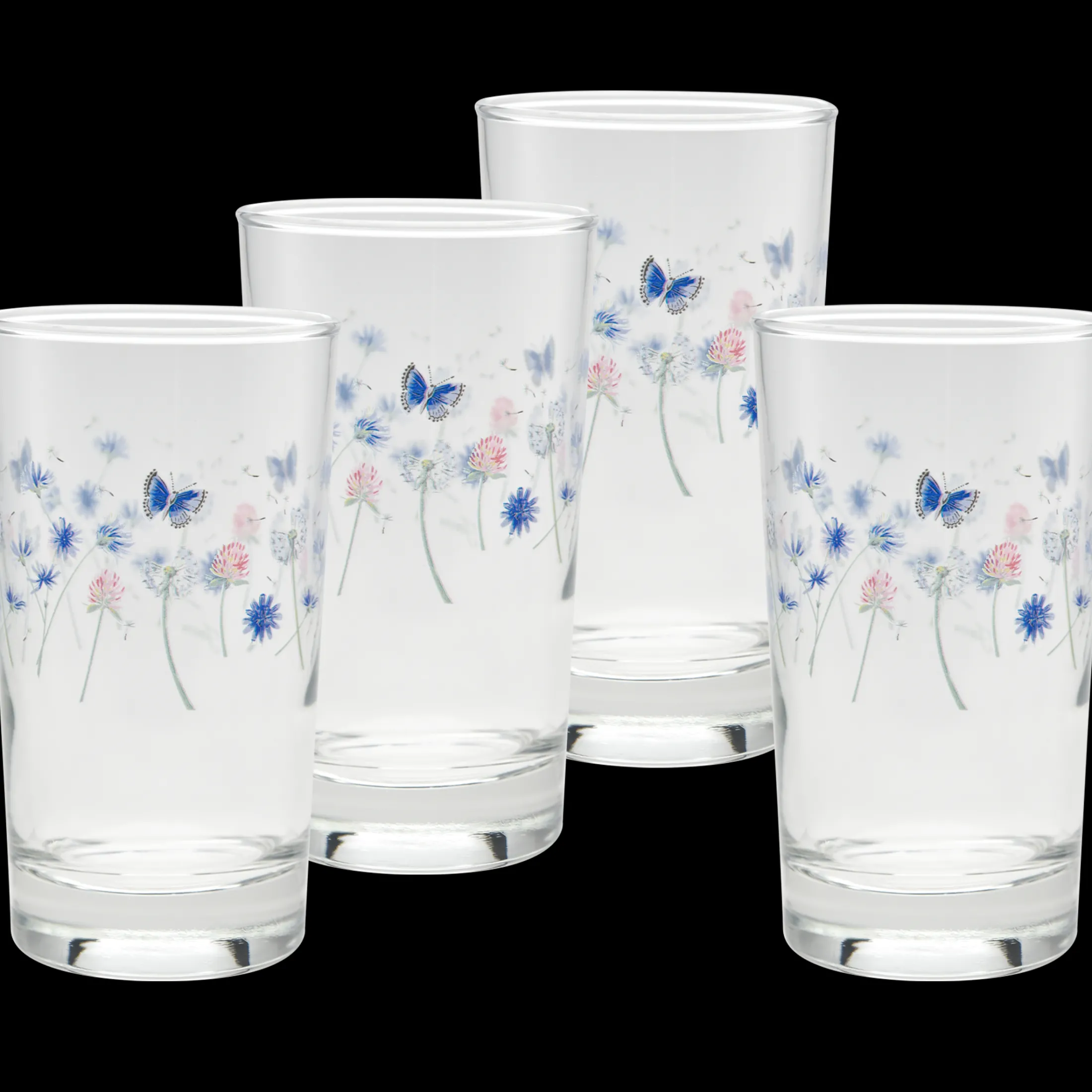 Breezy Floral 7 oz. Juice Glass – Set of 4