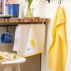 Breezy Floral Easter Chick Kitchen Towels 2-Pack Set
