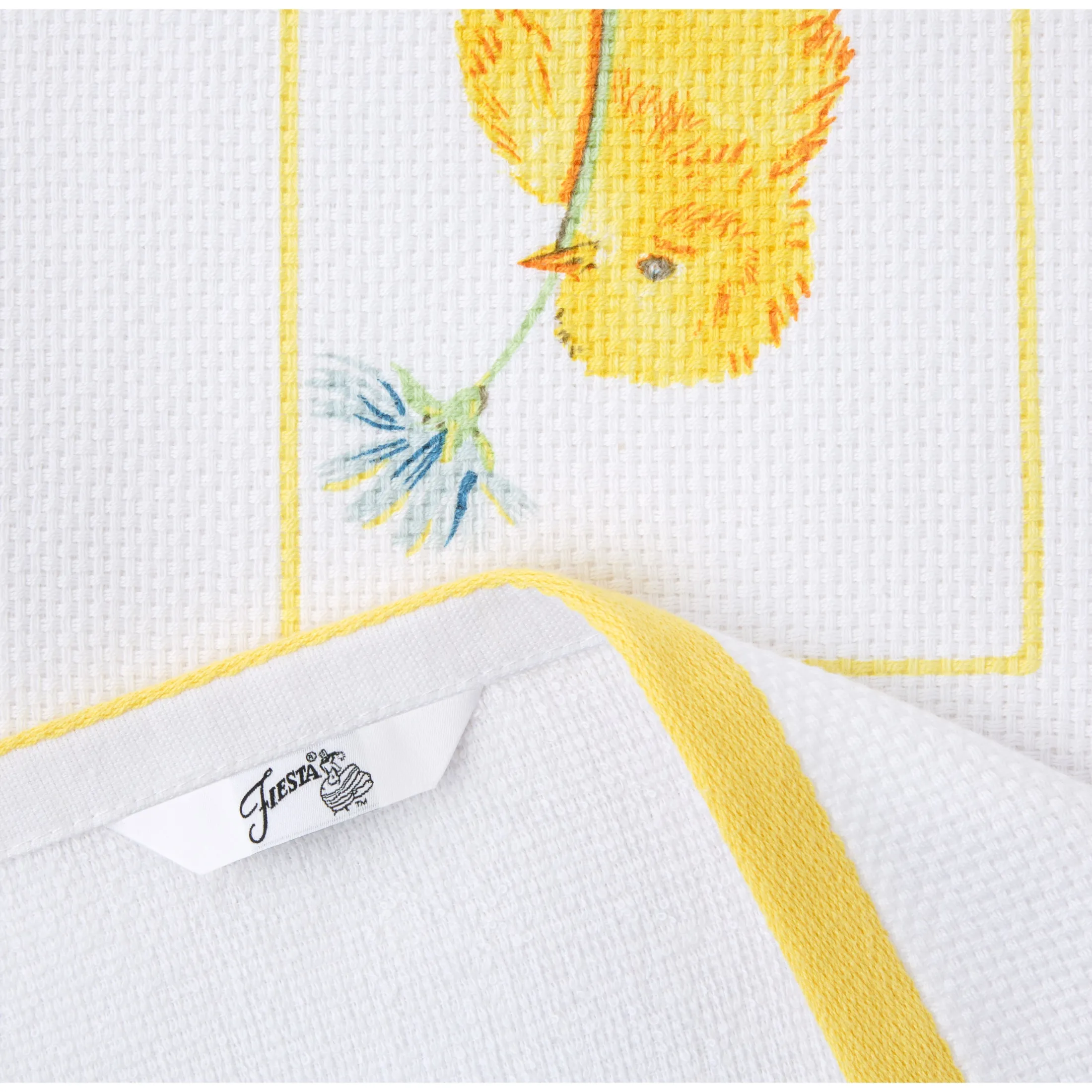 Breezy Floral Easter Chick Kitchen Towels 2-Pack Set