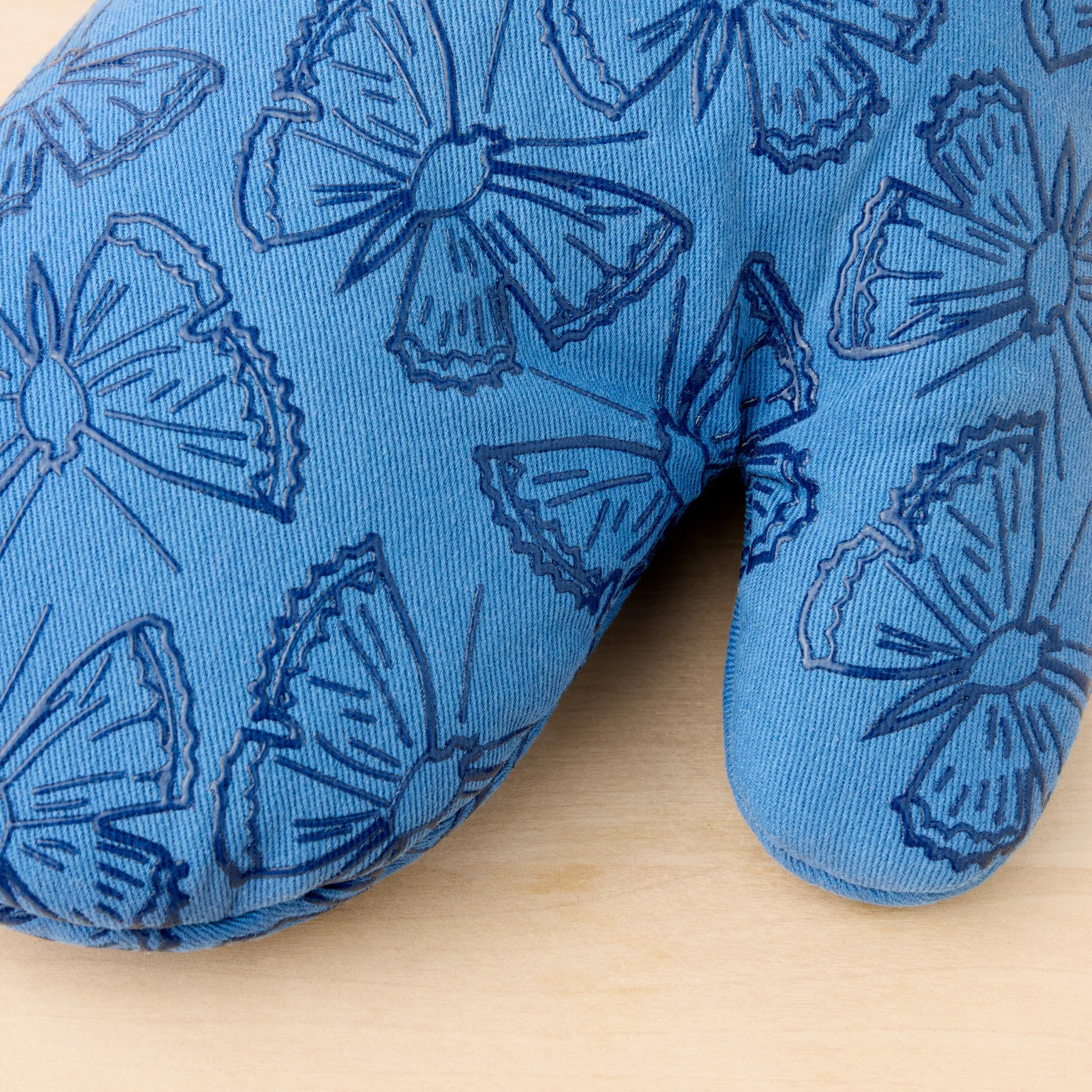 Breezy Floral 4-Pack Oven Mitt Set