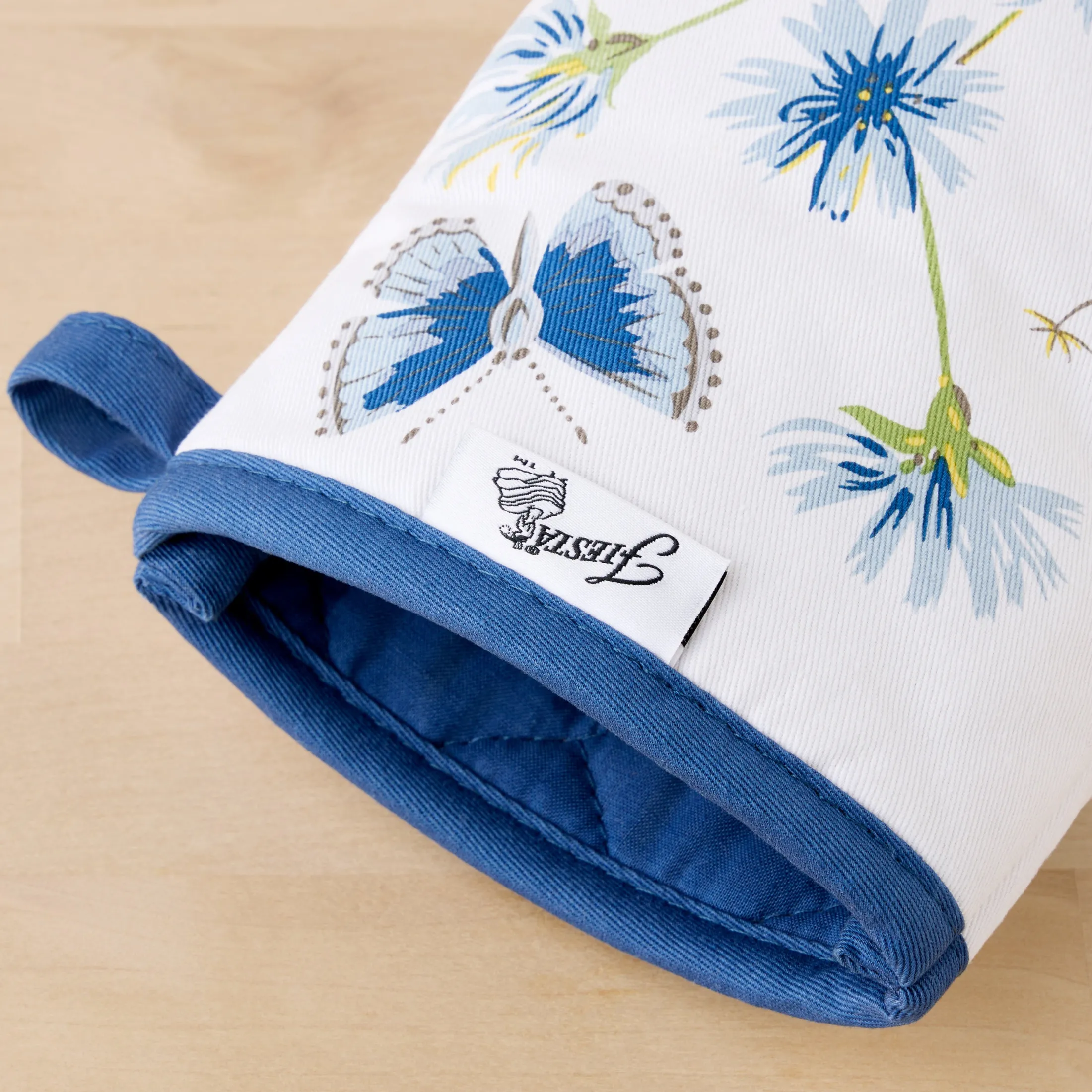Breezy Floral 4-Pack Oven Mitt Set