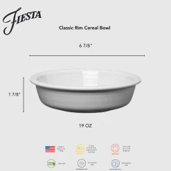 Classic Rim 6 7/8 Inch Cereal Bowl 19 OZ Foundry
