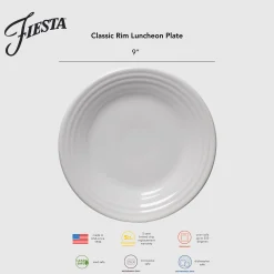 Classic Rim 9 Inch Luncheon Plate Foundry
