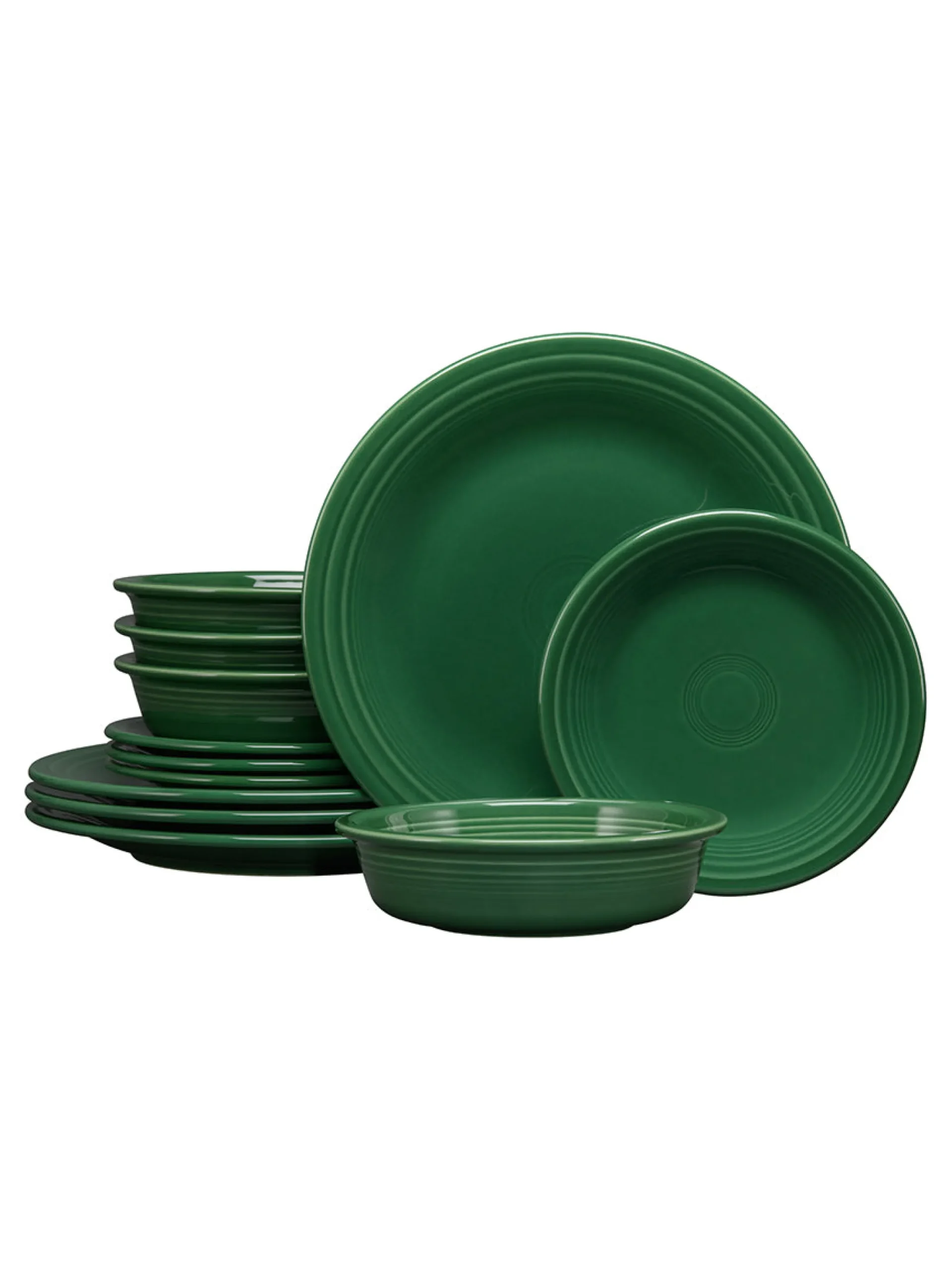 Classic Rim 12-Piece Dinnerware Set, Service for 4