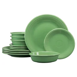 Classic Rim 12-Piece Dinnerware Set, Service for 4