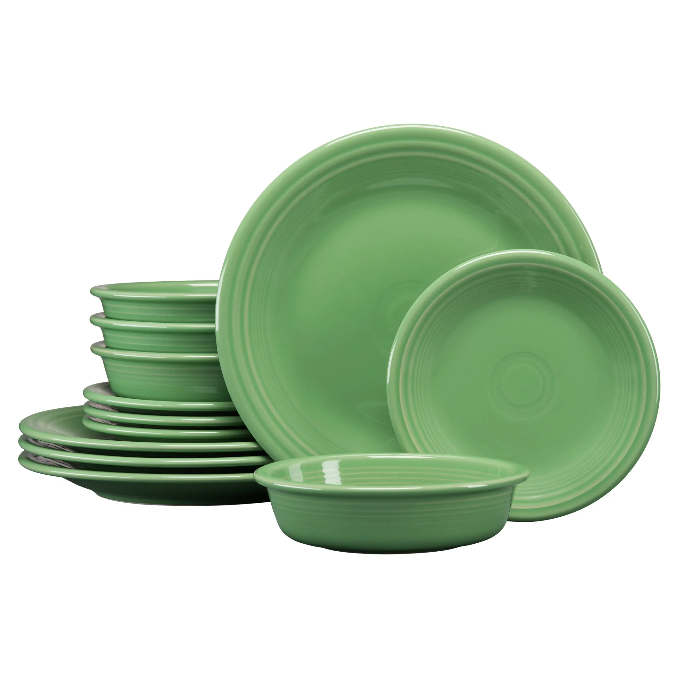 Classic Rim 12-Piece Dinnerware Set, Service for 4