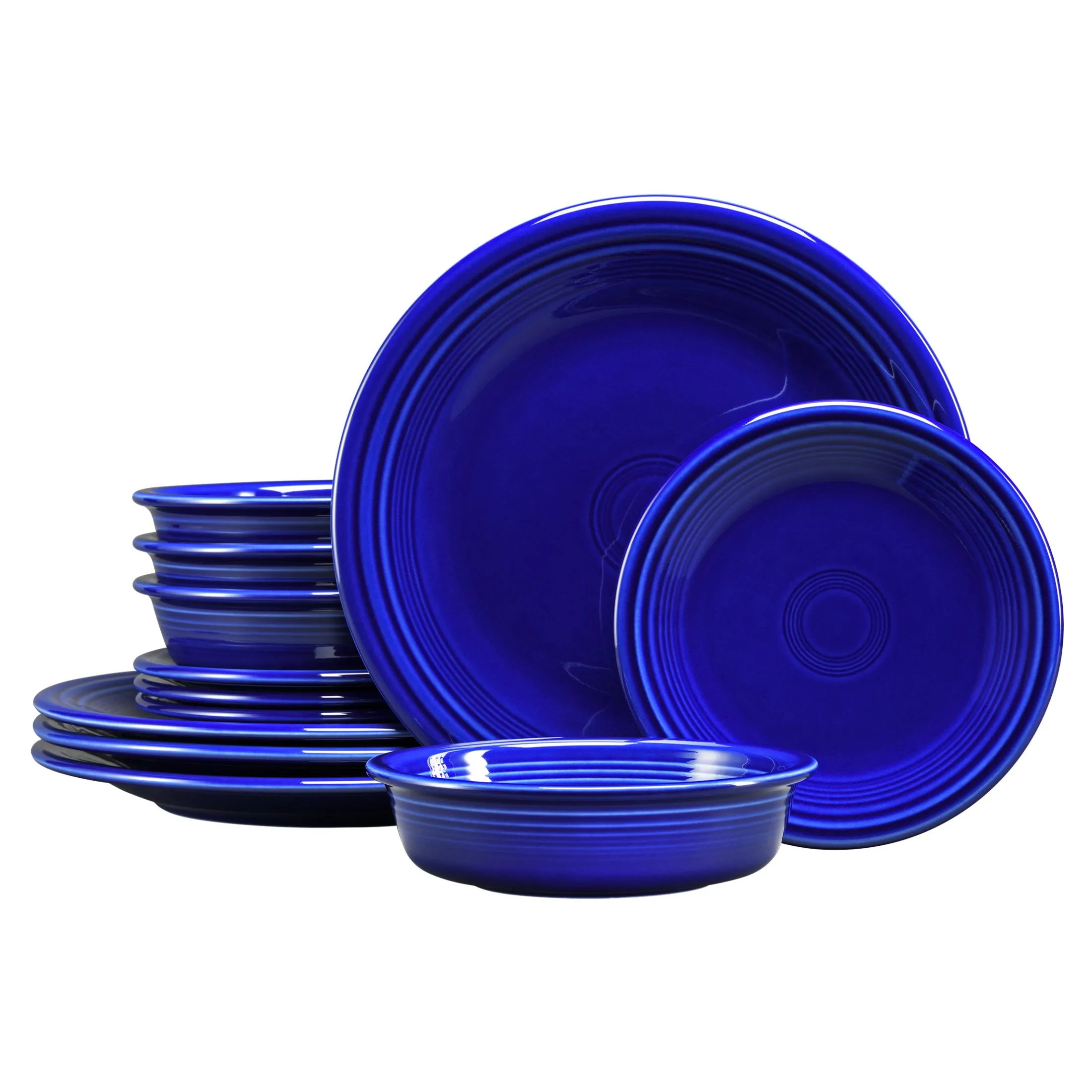 Classic Rim 12-Piece Dinnerware Set, Service for 4