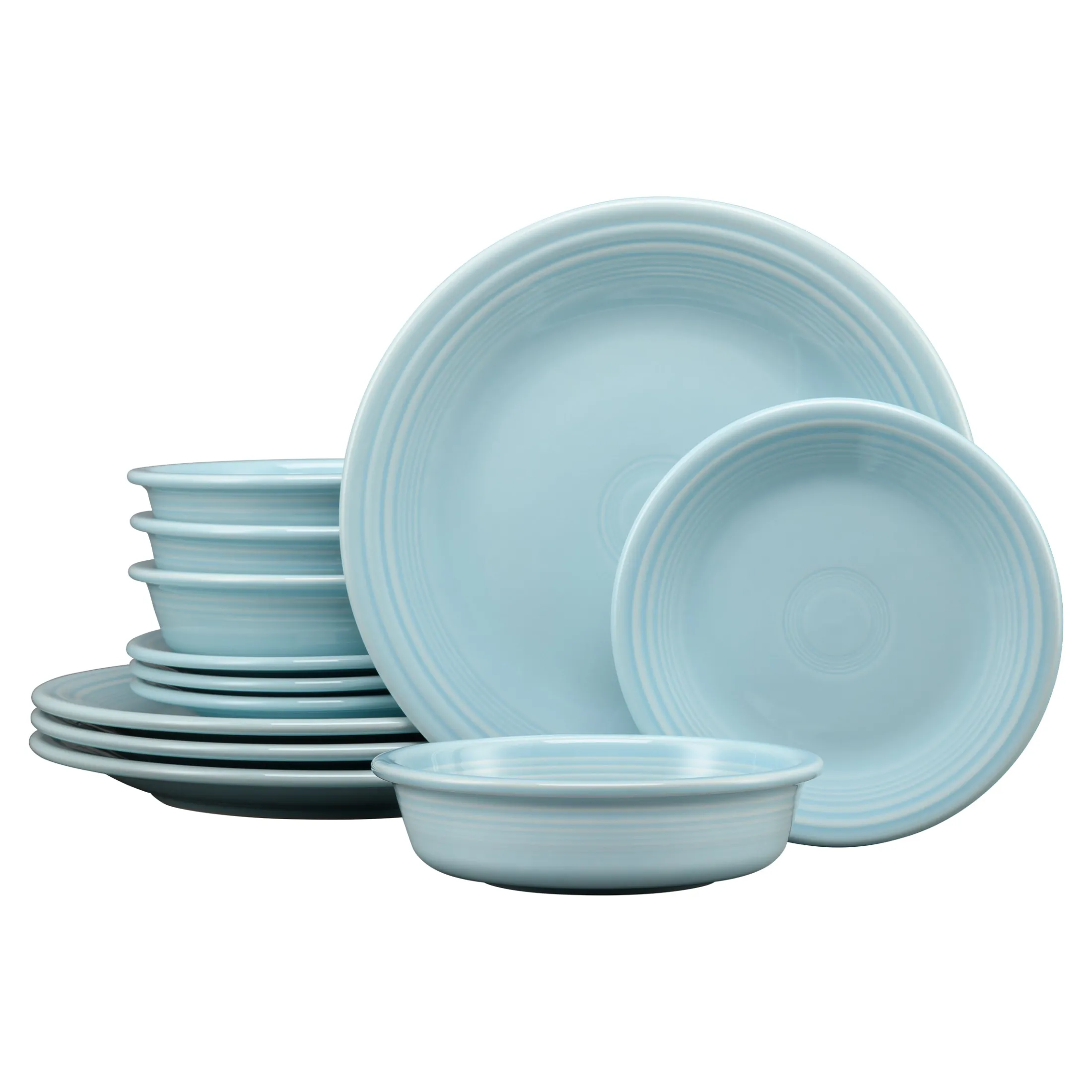 Classic Rim 12-Piece Dinnerware Set, Service for 4
