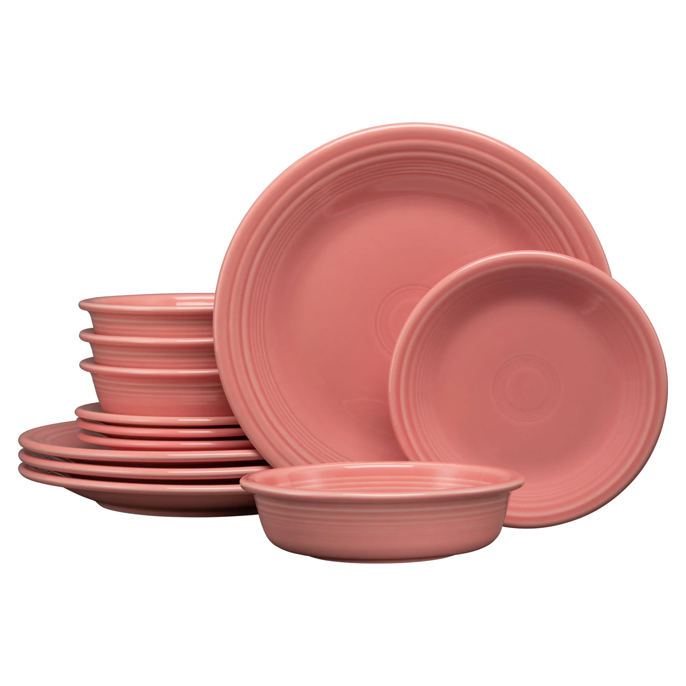 Classic Rim 12-Piece Dinnerware Set, Service for 4