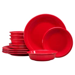 Classic Rim 12-Piece Dinnerware Set, Service for 4