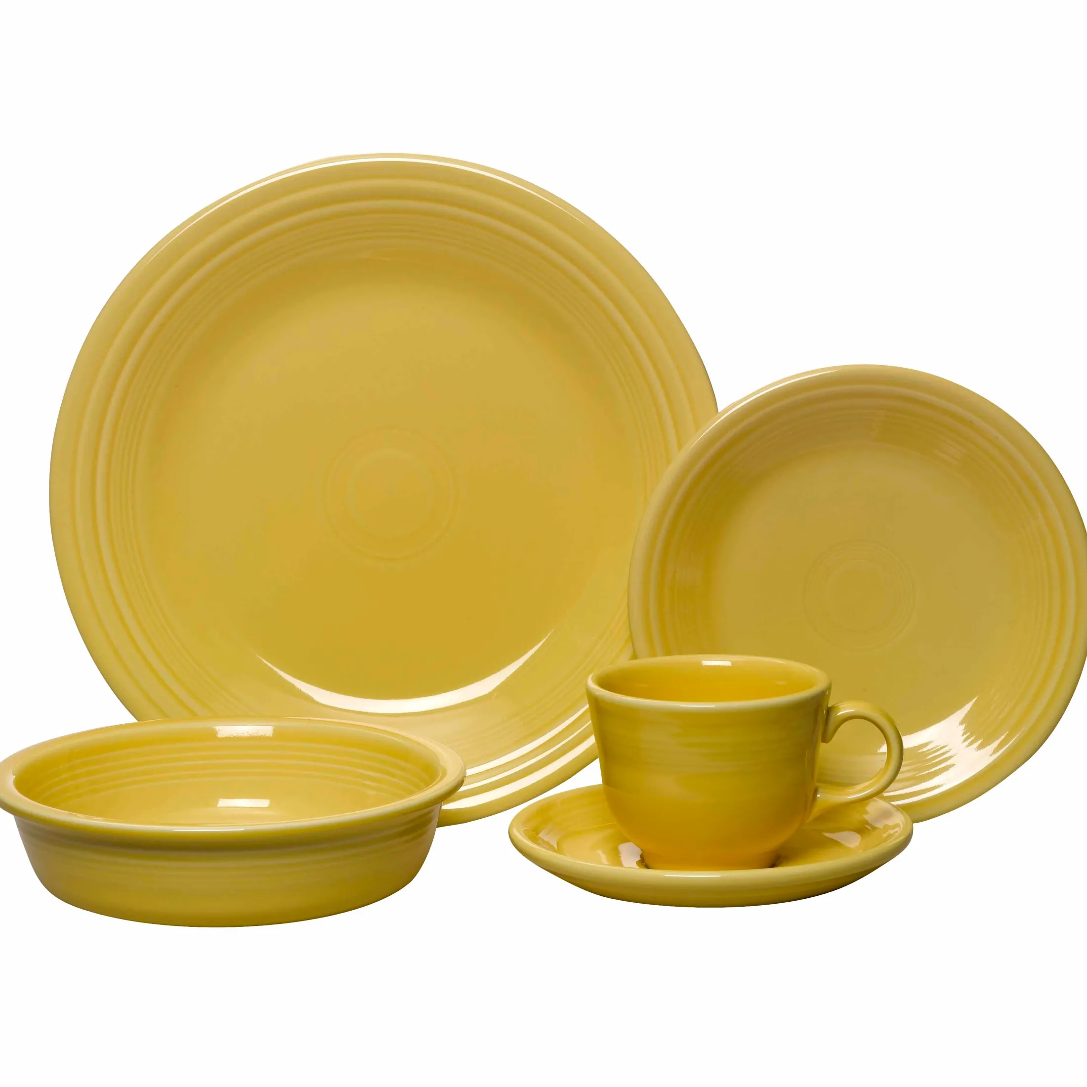 Classic Rim 5-Piece Place Setting, Service for 1