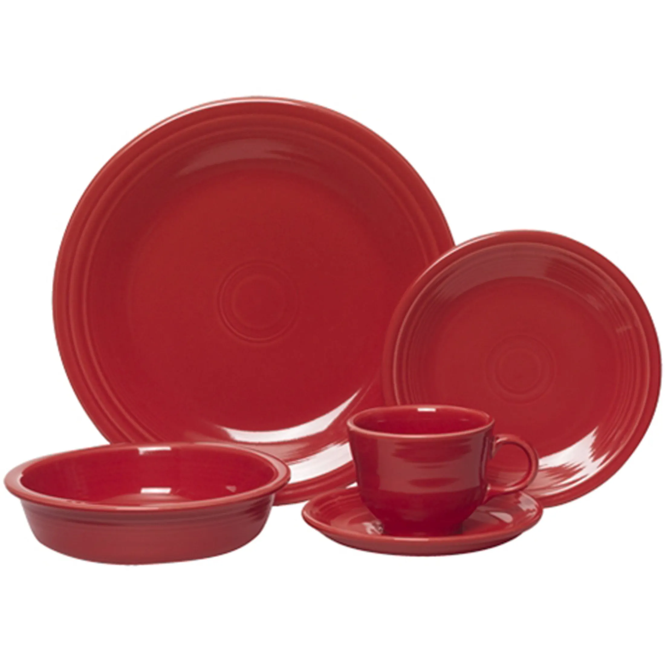 Classic Rim 5-Piece Place Setting, Service for 1
