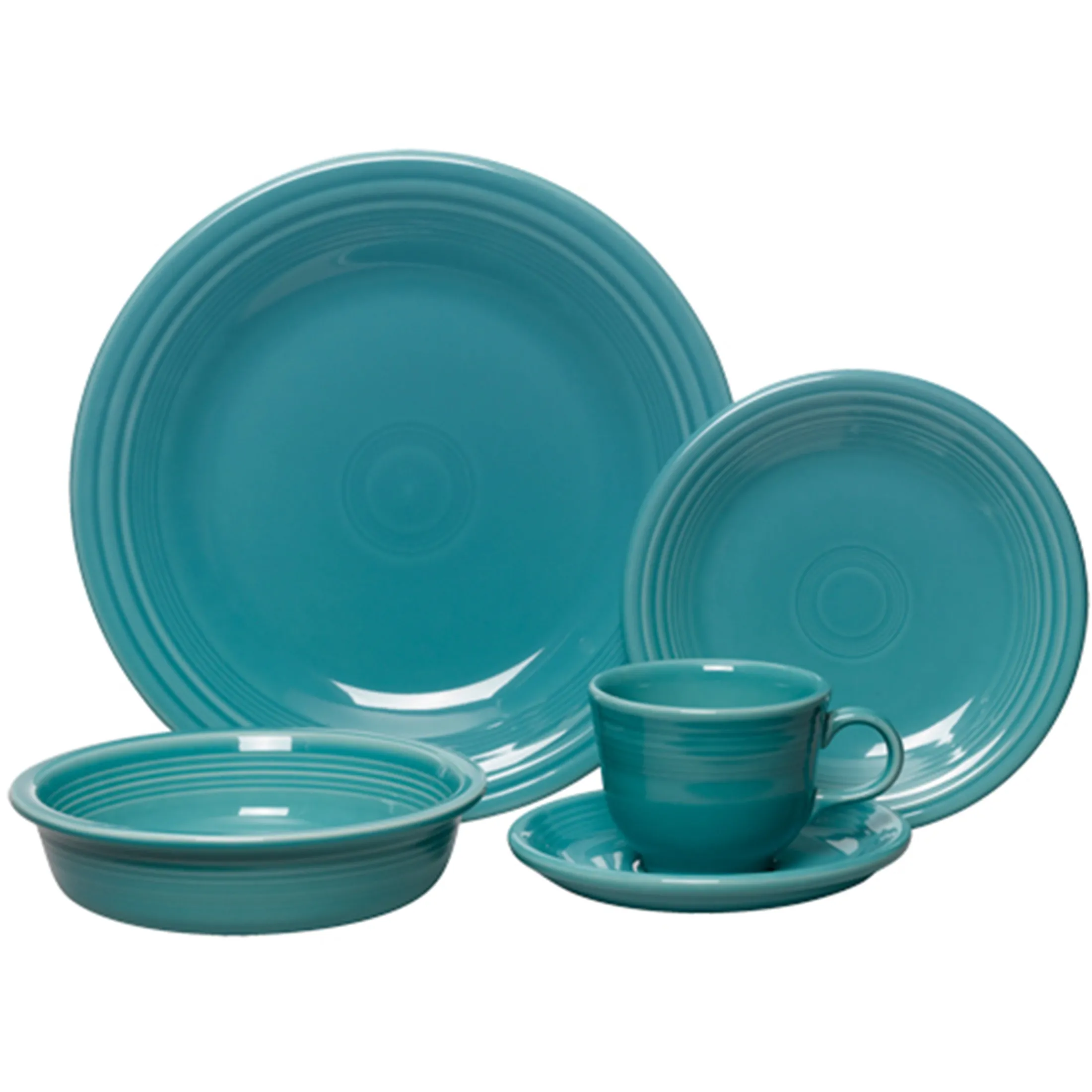 Classic Rim 5-Piece Place Setting, Service for 1