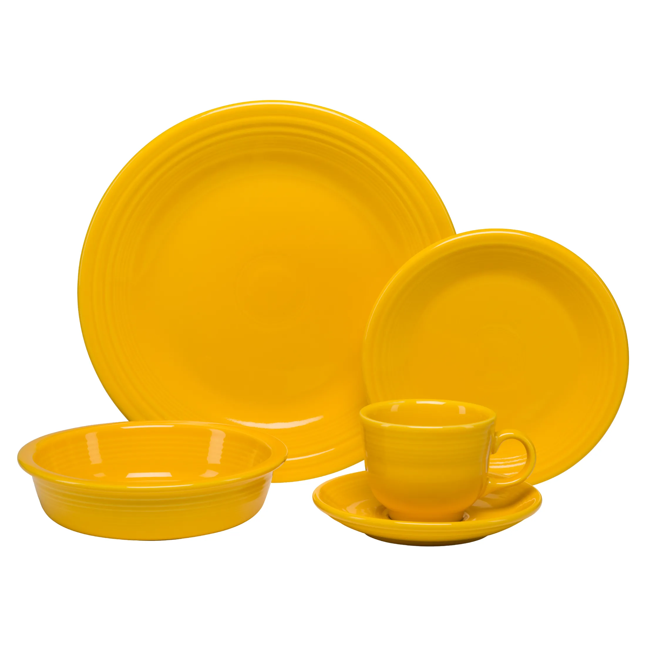 Classic Rim 5-Piece Place Setting, Service for 1