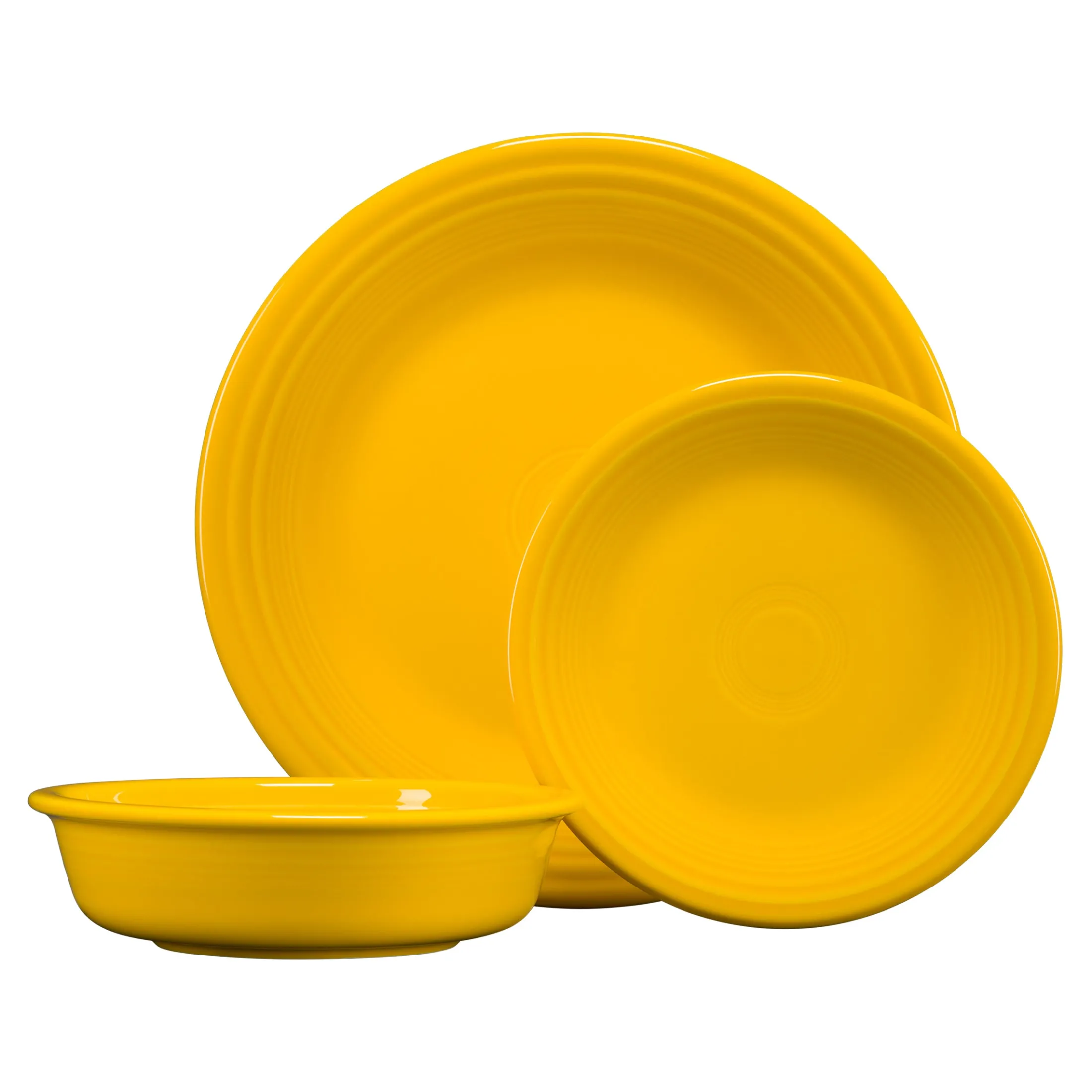 Classic Rim 3-Piece Place Setting, Service for 1