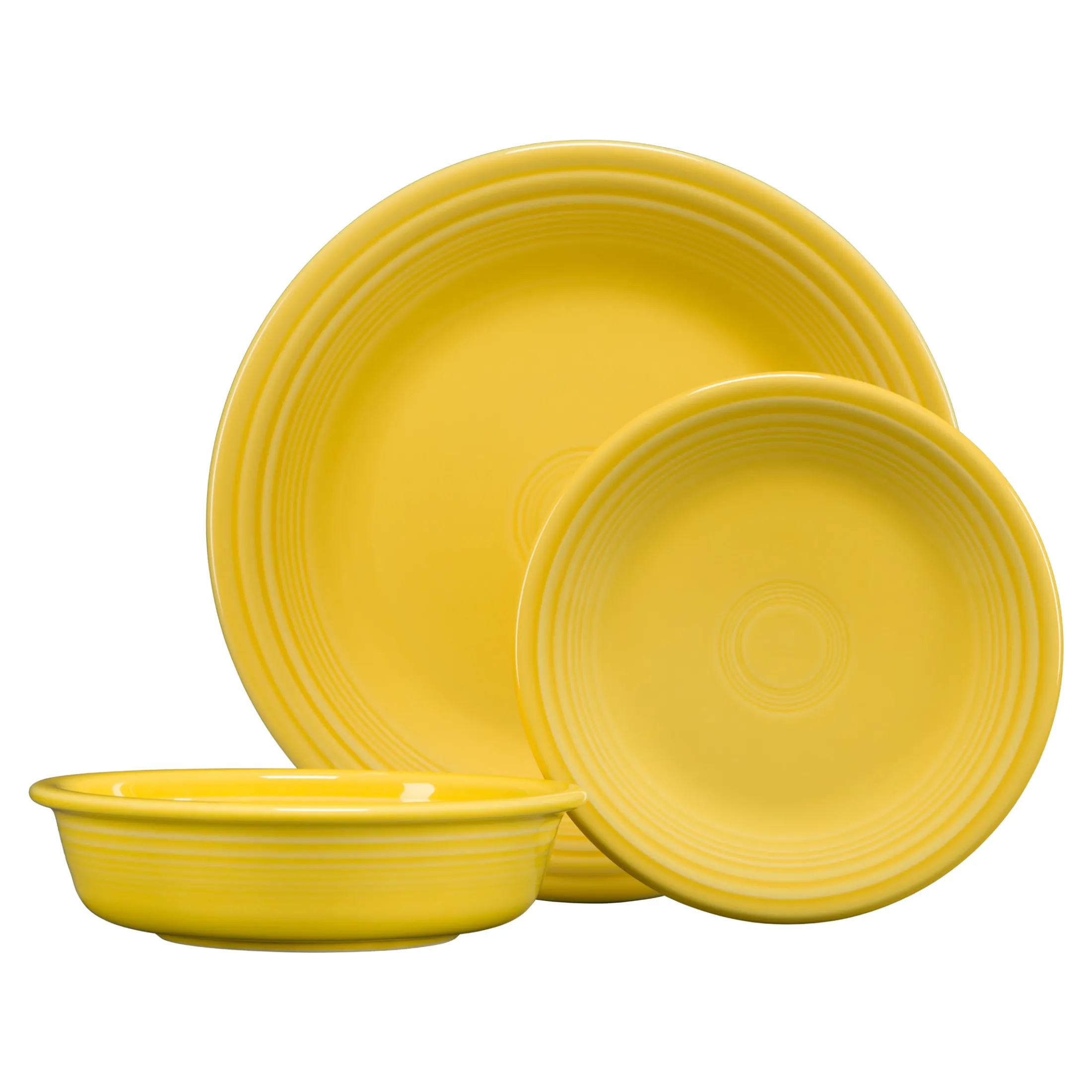 Classic Rim 3-Piece Place Setting, Service for 1