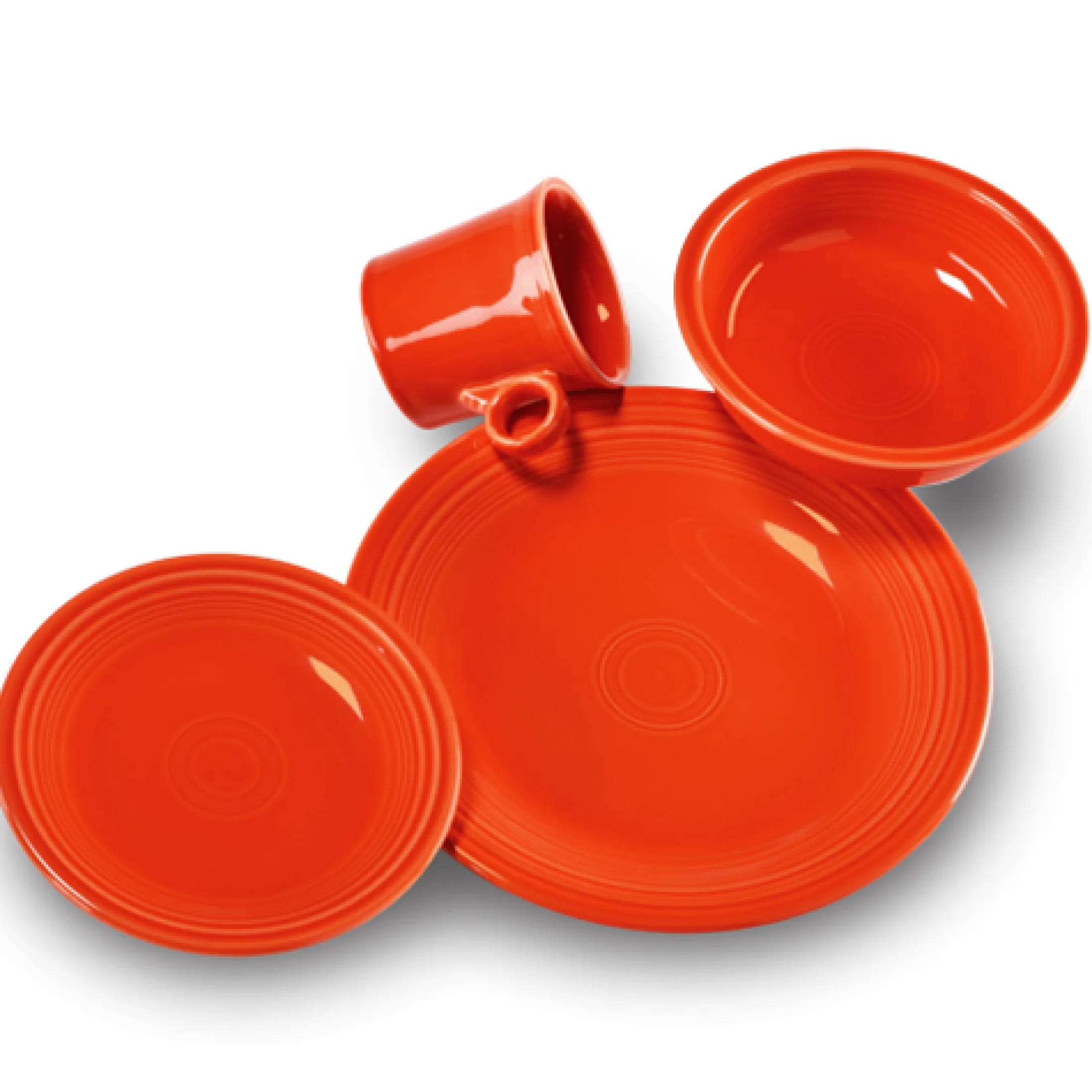 Classic Rim 4-Piece Place Setting, Service for 1