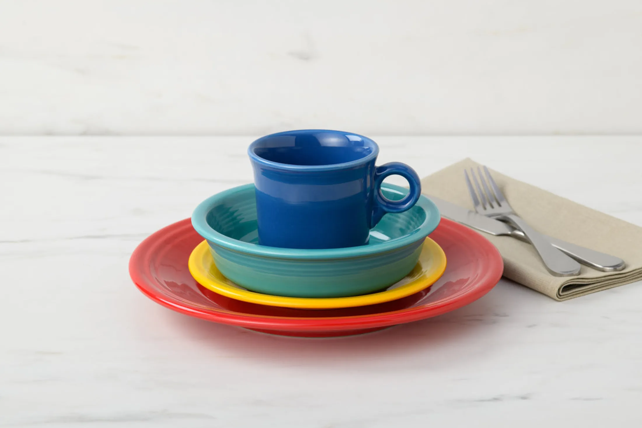 Classic Rim 4-Piece Place Setting, Service for 1
