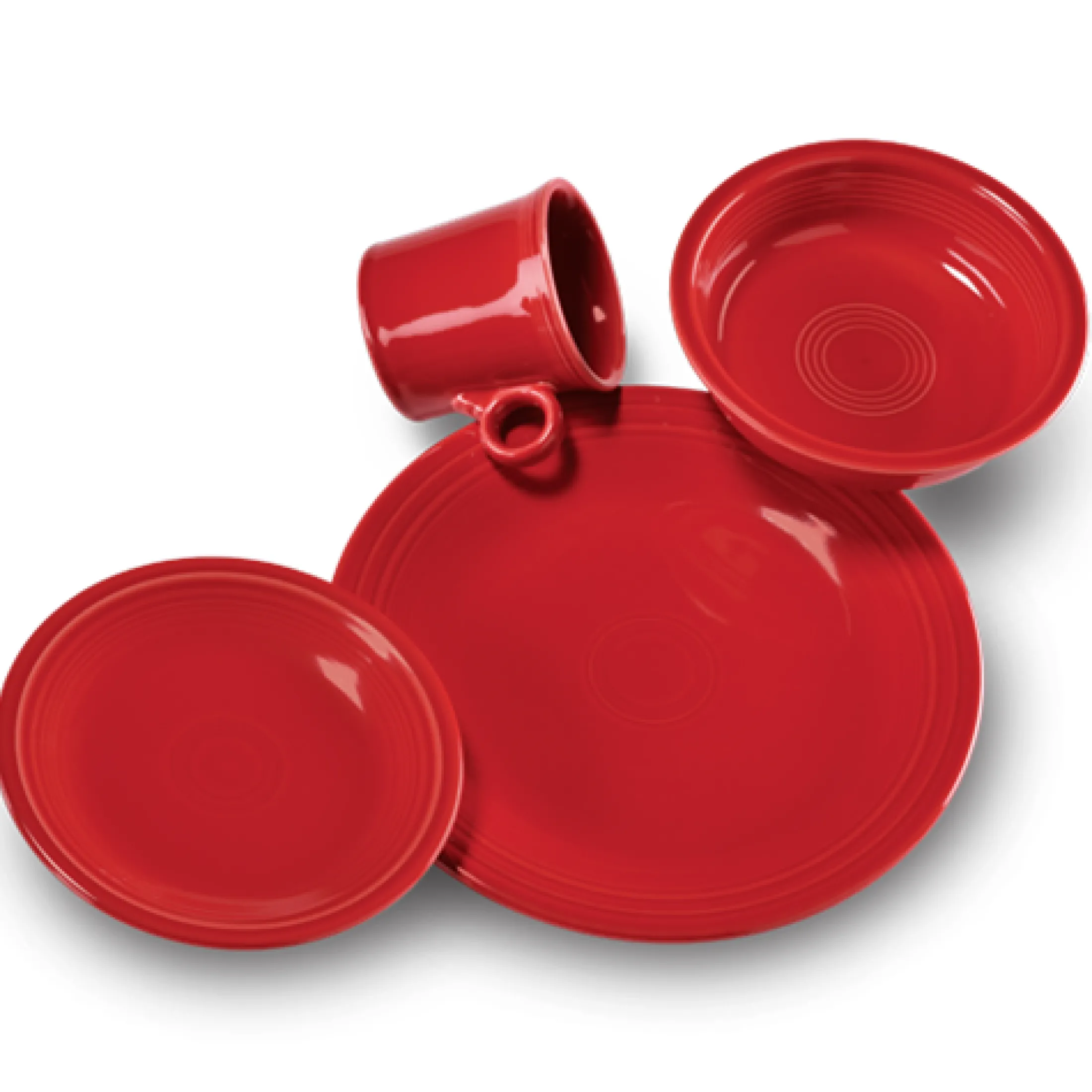 Classic Rim 4-Piece Place Setting, Service for 1