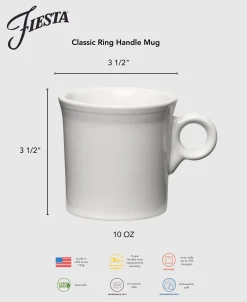 Classic Ring Handle 10 1/4 OZ Mug