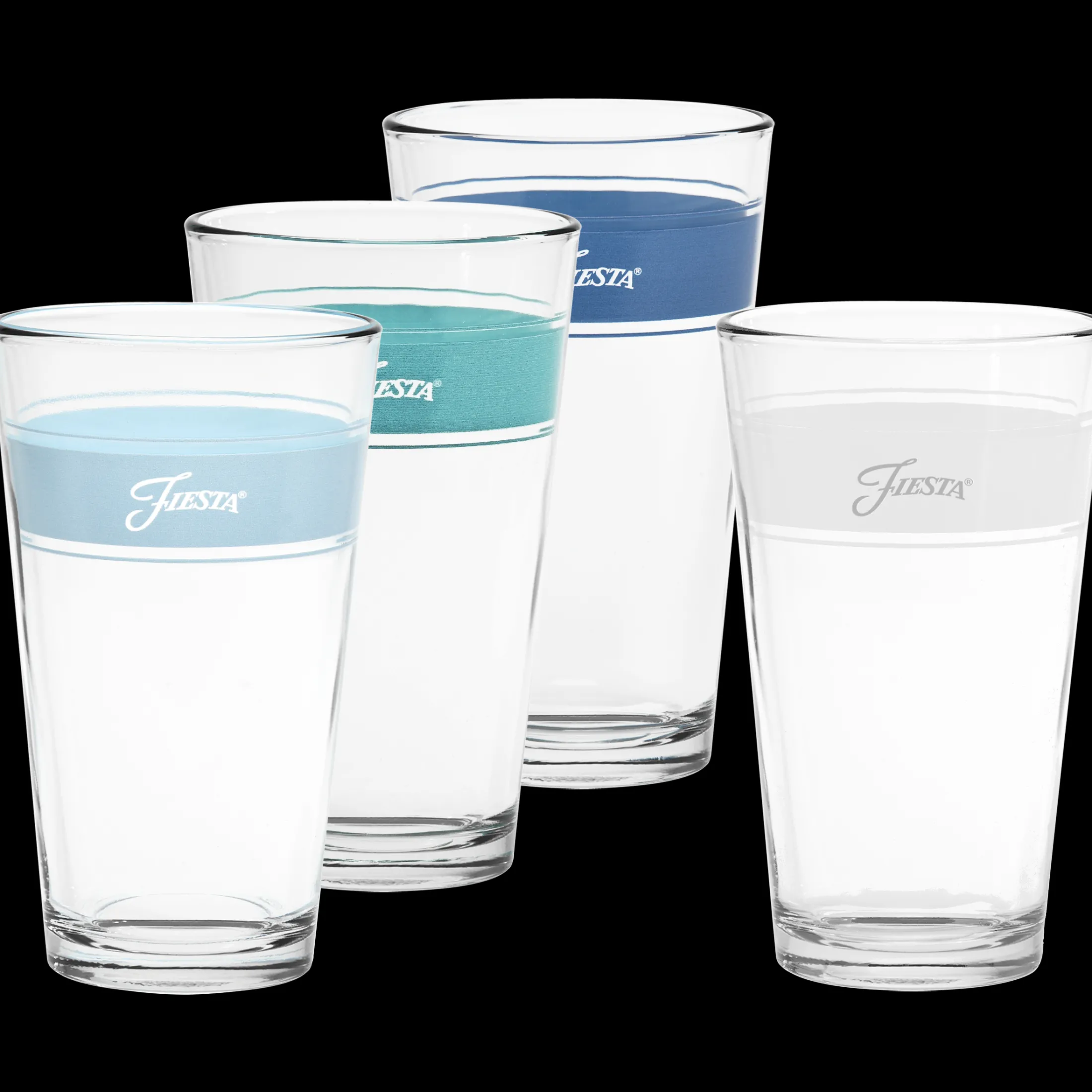 Coastal Blues 16 oz. Frame Cooler Mixed Color - Set of 4