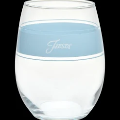 Coastal Blues 15 oz. Frame Stemless Wine Mixed Color – Set of 4