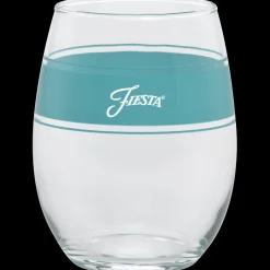 Coastal Blues 15 oz. Frame Stemless Wine Mixed Color – Set of 4