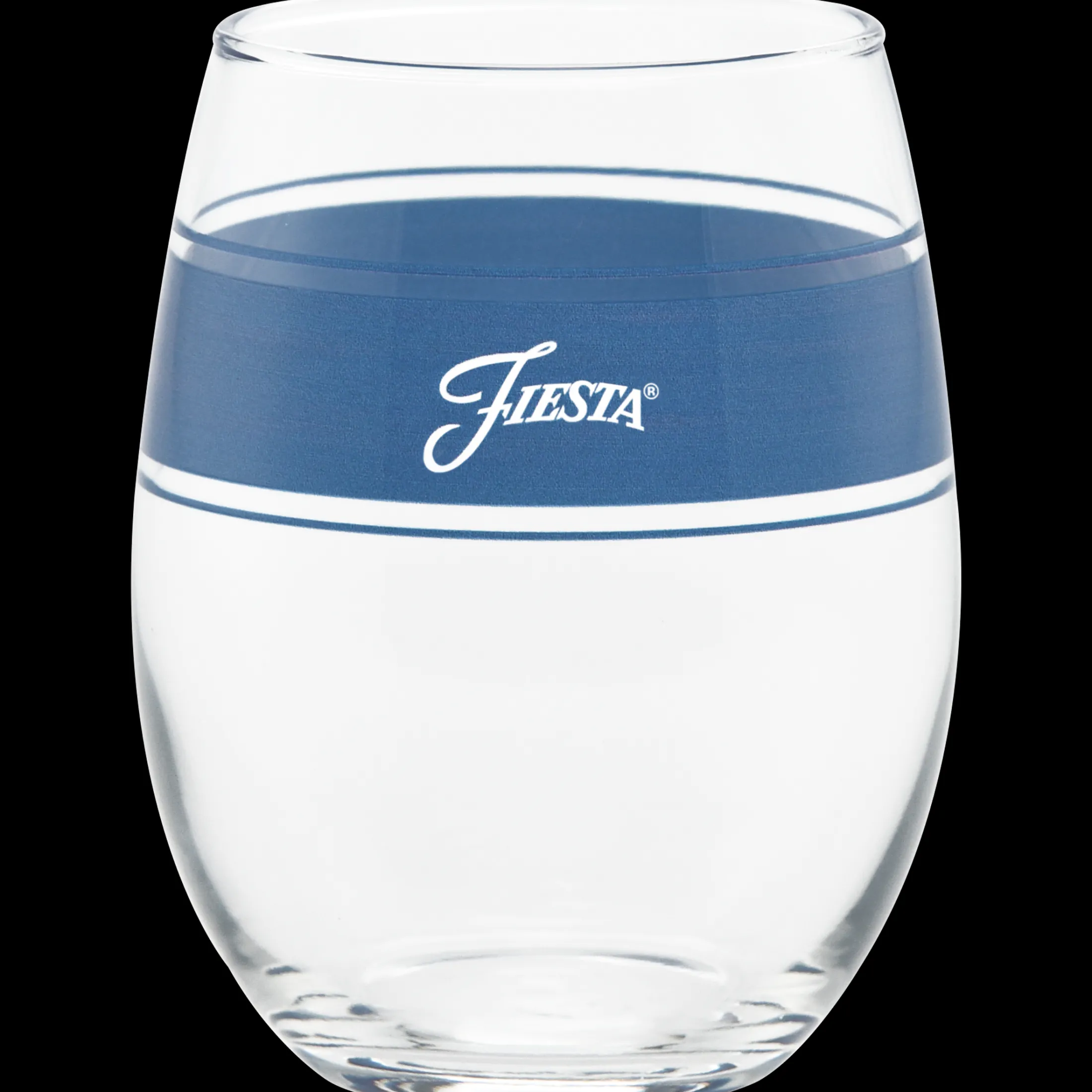 Coastal Blues 15 oz. Frame Stemless Wine Mixed Color – Set of 4