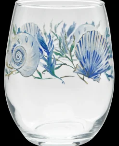 Coastal Shores 15 oz. Stemless Wine Glass – Set of 4