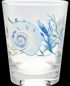 Coastal Shores 15 oz. Tapered Double Old Fashion Glass – Set of 4