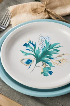 Coastal Shores Bistro Coupe 9 Inch Luncheon Plate