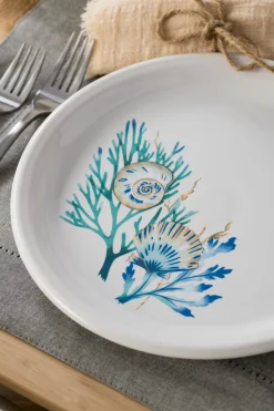 Coastal Shores Bistro Coupe 10 1/2 Inch Dinner Plate