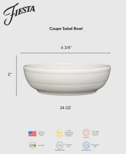 Coupe 6 3/4 Inch Salad Bowl 24 OZ