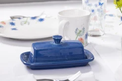 Extra Large Covered Butter Dish 8 1/8 Inch x 5 1/8 Inch