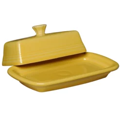 Extra Large Covered Butter Dish 8 1/8 Inch x 5 1/8 Inch