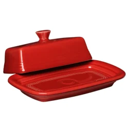 Extra Large Covered Butter Dish 8 1/8 Inch x 5 1/8 Inch