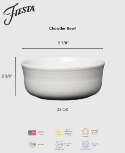 Fiesta 5 7/8 Inch Chowder Bowl 22 OZ