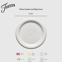 Fiesta 4 3/8 Inch Coaster and Mug Cover