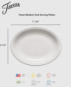 Fiesta 11 5/8 Inch Medium Oval Serving Platter
