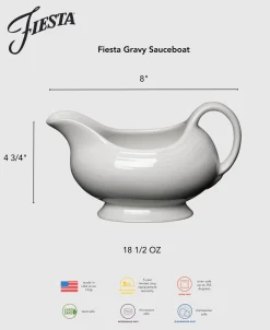 Fiesta 18 1/2 OZ Gravy Sauceboat